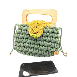 sac crochet, macramé