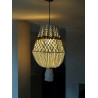 lustre en macramé